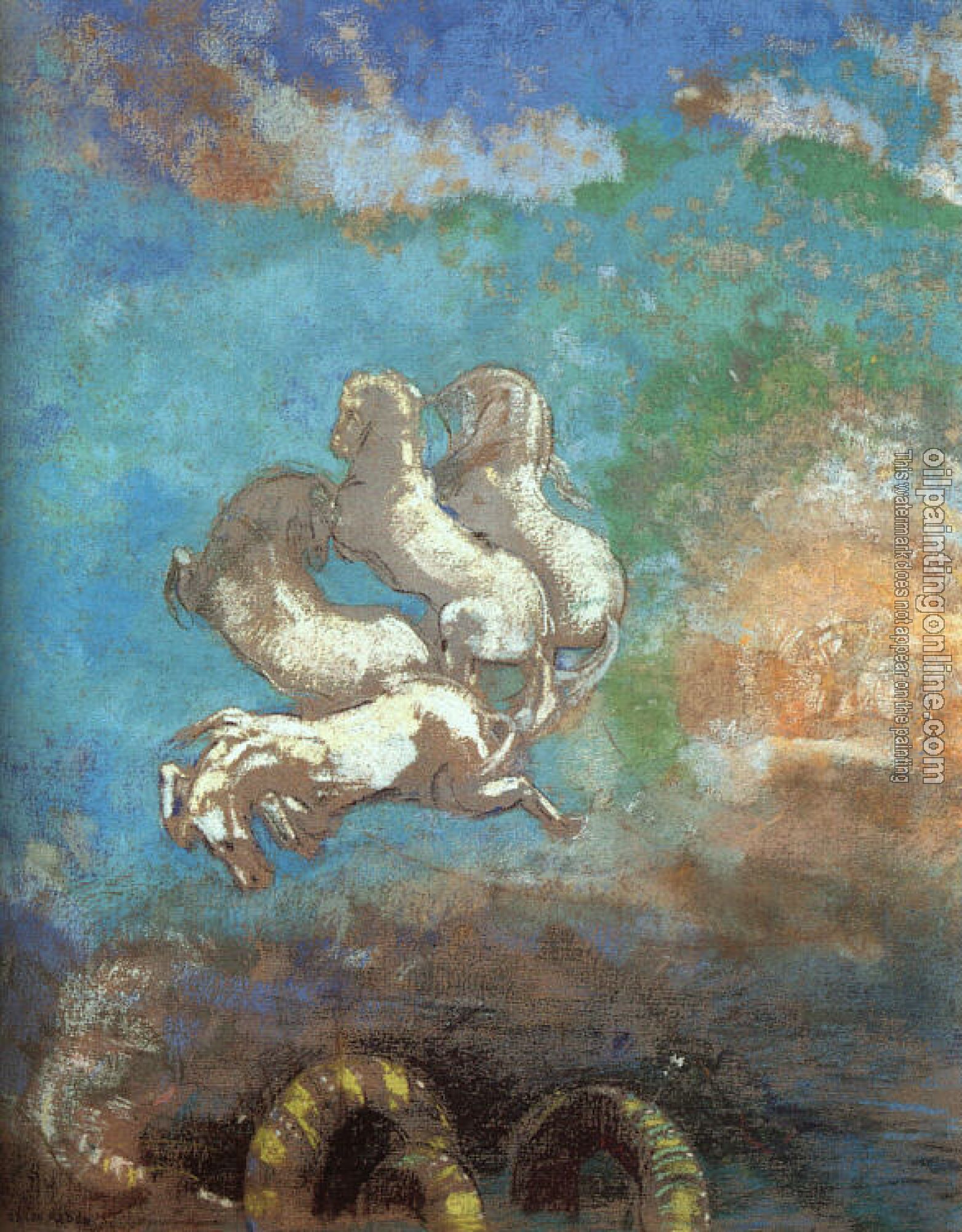 Redon, Odilon - The Chariot of Apollo